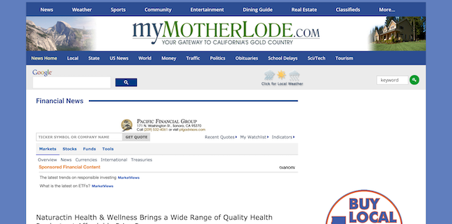 My Mother Lode Naturactin Health and Wellness
