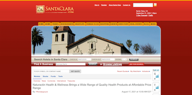 Santaclara Naturactin Health and Wellness
